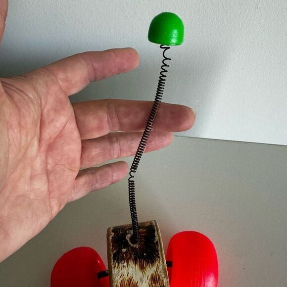 Little Snoopy Fischer Price Training Dog Wooden Toy 1965 - Picture 10 of 10